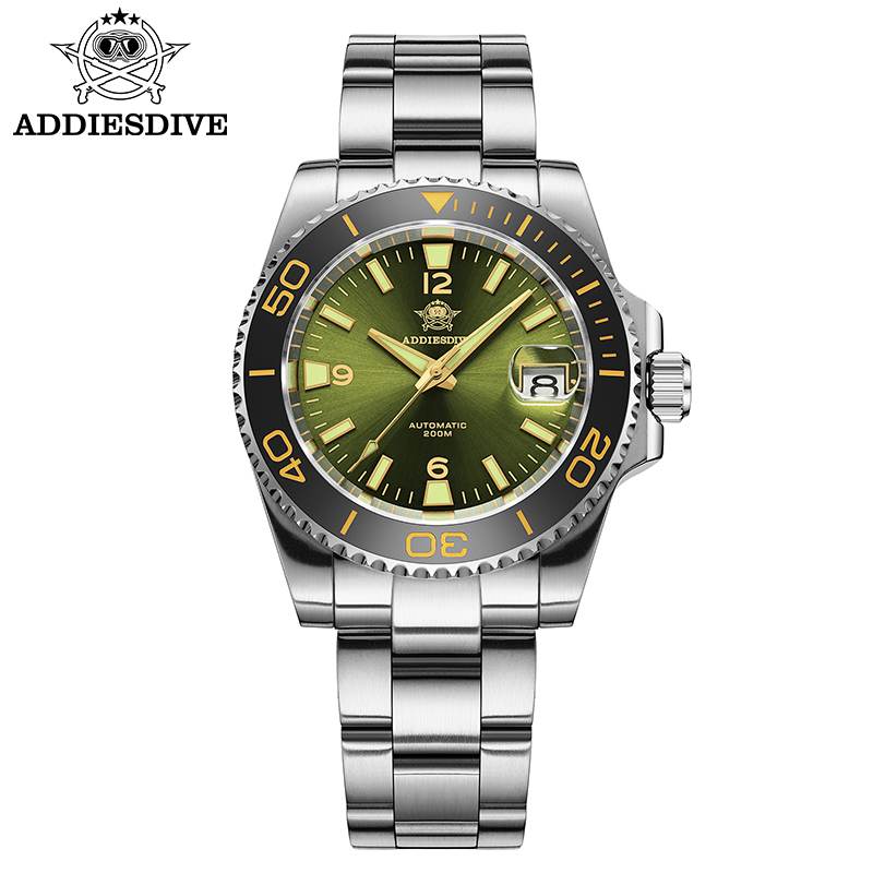 Stainless Bracelet Diver - ADDIESDIVE Новые подарочные часы для дайвинга