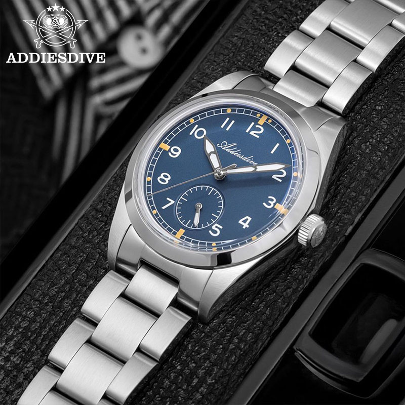 ADDIESDIVE 36 мм мужские кварц – обзор и цена Stainless Bracelet Diver