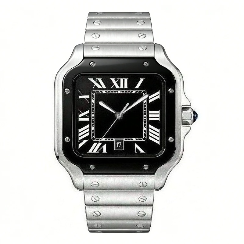 Новые роскошные мужские кварце – обзор и цена Cartier Watch Santos