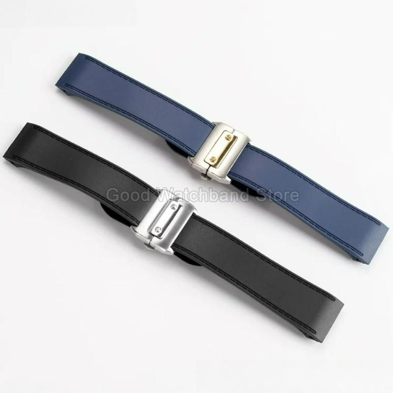 Черно-синий высококачественный – обзор и цена Cartier Watch Santos