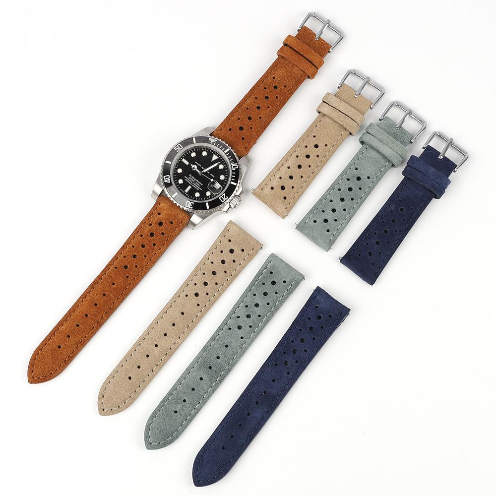 Замшевый кожаный ремешок для ч – обзор и цена Suede Strap Watch