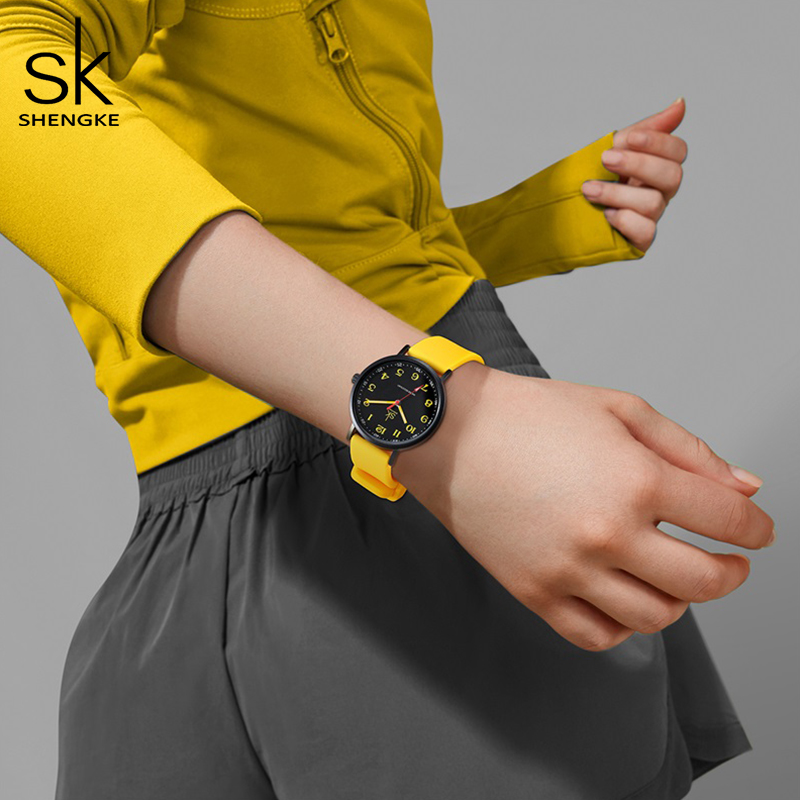 Часы наручные SHENGKE женские  – обзор и цена Silicone Band Women
