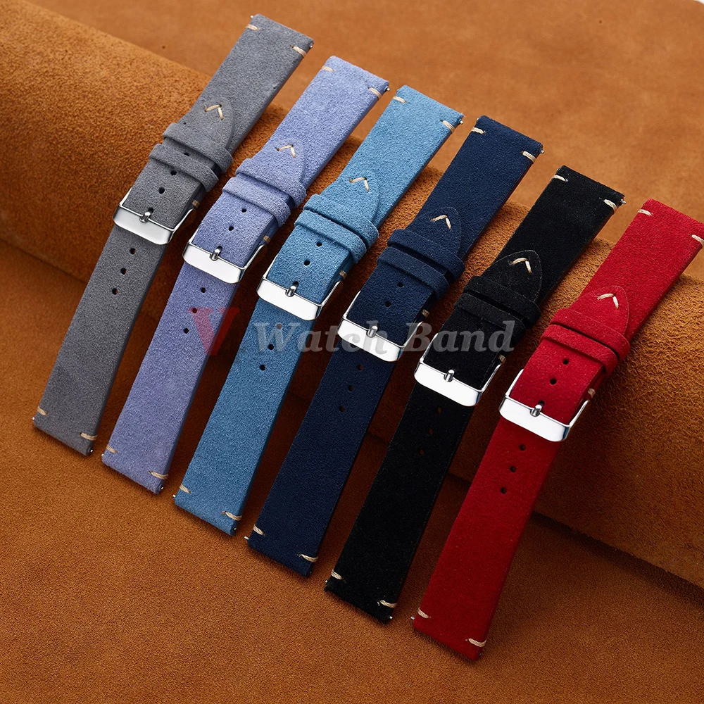 Браслет 14 мм, 16 мм, 18 мм, б – обзор и цена Suede Strap Watch