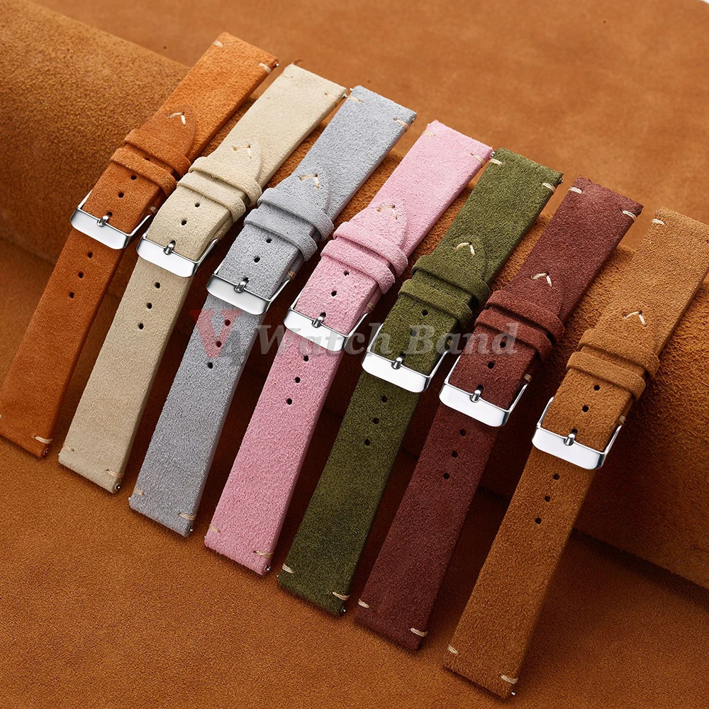 Браслет 14 мм, 16 мм, 18 мм, б – обзор и цена Suede Strap Watch