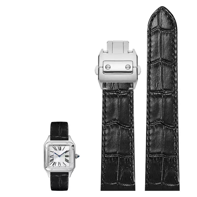 Ремешок для часов из натуральн – обзор и цена Cartier Watch Santos