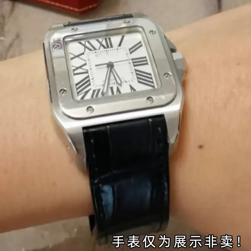 Ремешок для часов из натуральн – обзор и цена Cartier Watch Santos