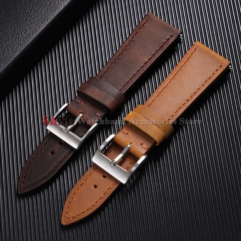 Ремешки для часов из воловьей  – обзор и цена Leather Strap Quick Release