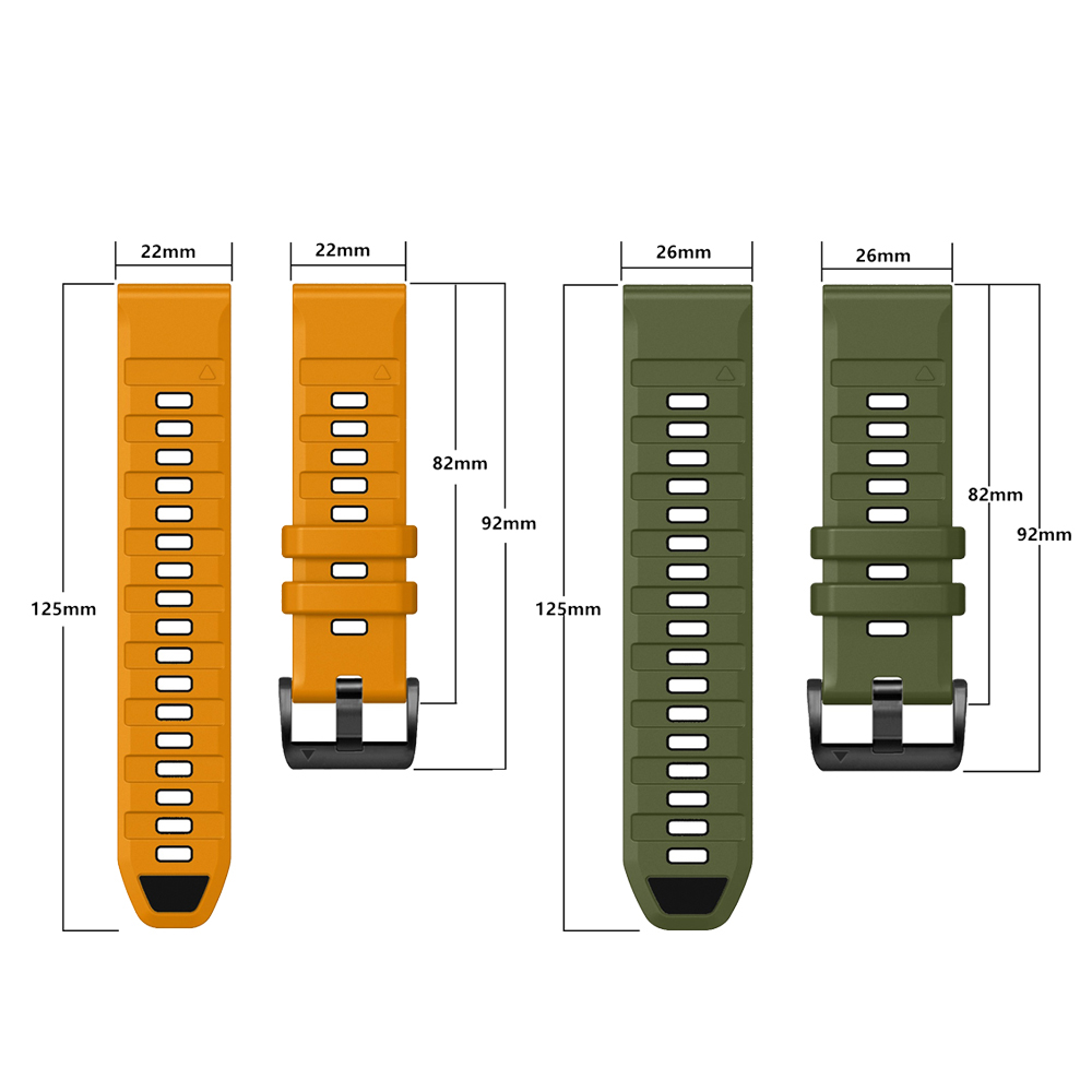 Официальный ремешок для часов  – обзор и цена Silicone Watch Band 22Mm